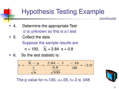 How to specify the null hypothesis in hypothesis testing.